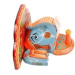 Multi Color hand Embossed  Elephant Face Wall Shelf - Image 2