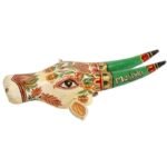 Wooden Cow head Wall Hanging - Image 2