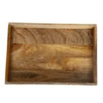 MESHILP Mango Wood Rectangle Serving Tray