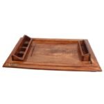 Mango Wood Rectangle Serving Tray - Image 2