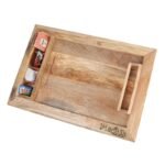 Mango Wood Rectangle Serving Tray - Image 2