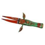 Wooden Cow head Wall Hanging - Image 2