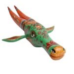 Wooden Cow head Wall Hanging - Image 3