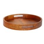 Mango Wood Round  Serving Tray - Image 2