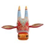 Wooden Cow head Wall Hanging - Image 4