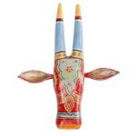 Wooden Cow head Wall Hanging