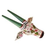 Wooden Cow head Wall Hanging