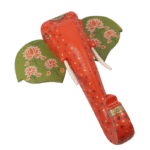 Multi Color Hand Embossed  Wall Hanging Elephant Face