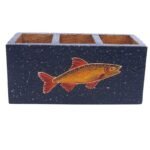 Mango Wood hand Painted  Knifes/ Spoon Holder - Image 2