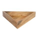 Mango Wood Triangle Serving Tray - Image 2