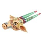 Wooden Cow head Wall Hanging