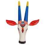 Wooden Cow head Wall Hanging