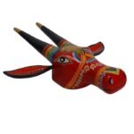 Wooden Cow head Wall Hanging - Image 3