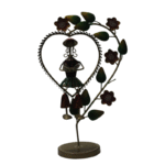 Iron Multi Color Decorative Leady Musician Show piece for home Decor - Image 3