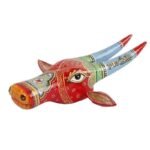 Wooden Cow head Wall Hanging - Image 2