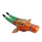 Wooden Cow head Wall Hanging - Image 2