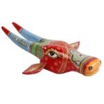 Wooden Cow head Wall Hanging