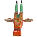 Wooden Cow head Wall Hanging - Image 3